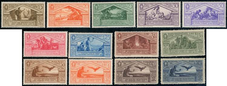 1930 - Virgilio (282/290+A), gomma ... 