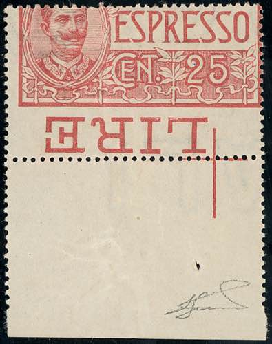 1903 - 25 cent. (1), dentellatura ... 