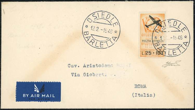 POSTA AEREA 1946 - 25 + 100 lire, ... 