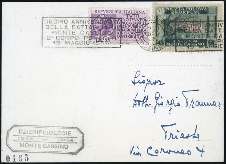 GOVERNO POLACCO LONDRA 1954 - 4 g. ... 