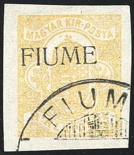 FIUME GIORNALI 1918 - 2 f. giallo ... 