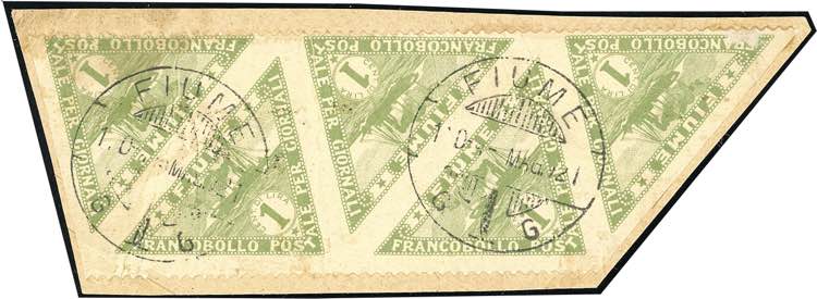 FIUME GIORNALI 1920 - 1 cent. ... 