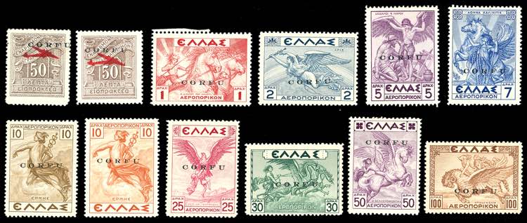 CORFU POSTA AEREA 1941 - Serie ... 