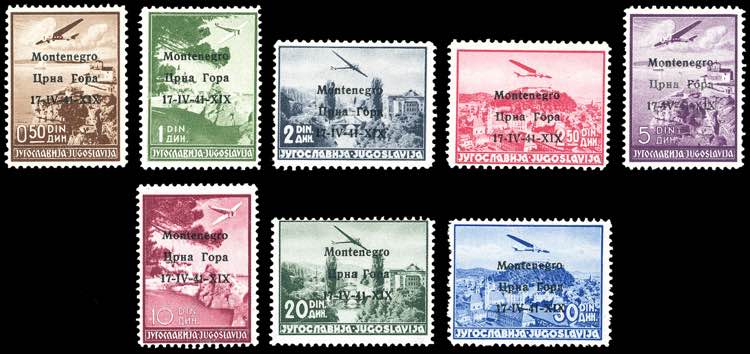 MONTENEGRO POSTA AEREA 1941 - ... 