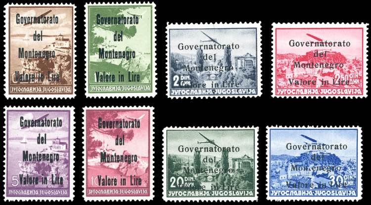 MONTENEGRO POSTA AEREA 1942 - ... 