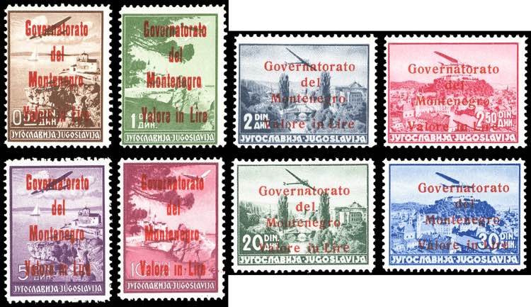 MONTENEGRO POSTA AEREA 1942 - ... 