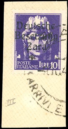 OCCUPAZIONE TEDESCA ZARA 1943 - 10 ... 