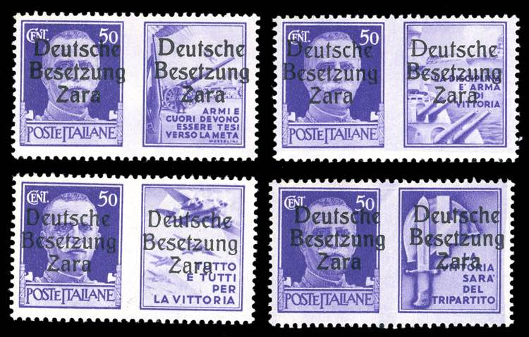 OCCUPAZIONE TEDESCA ZARA 1943 - 50 ... 