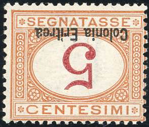 SEGNATASSE 1920 - 5 cent., ... 