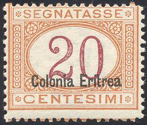 SEGNATASSE 1920 - 20 cent. ... 