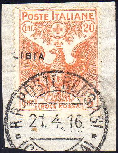 1915 - 20 + 5 cent. Croce Rossa, ... 