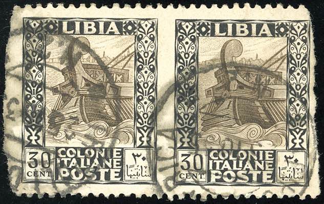 1927 - 30 cent. Pittorica, dent. ... 