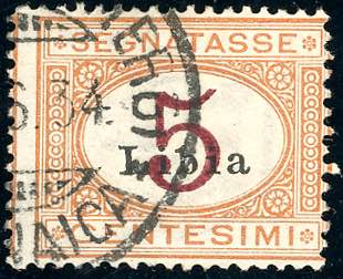 SEGNATASSE 1915 - 5 cent. arancio ... 