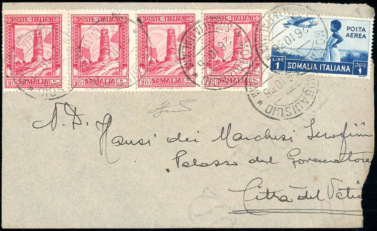1936 - 20 cent. Pittorica, dent. ... 