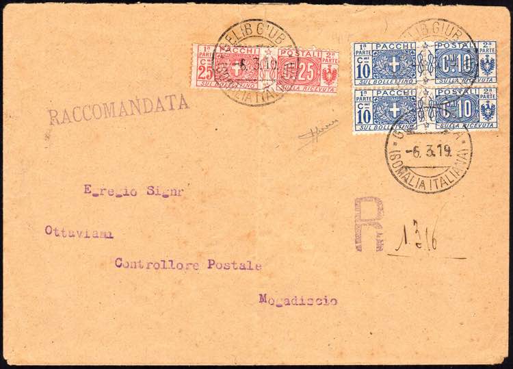 PACCHI POSTALI 1919 - 10 cent., ... 