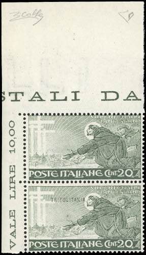 1926 - 20 cent. San Francesco, ... 