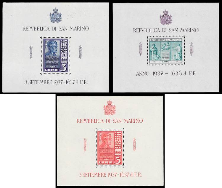 1937/38 - 5 lire Indipendenza e 3 ... 