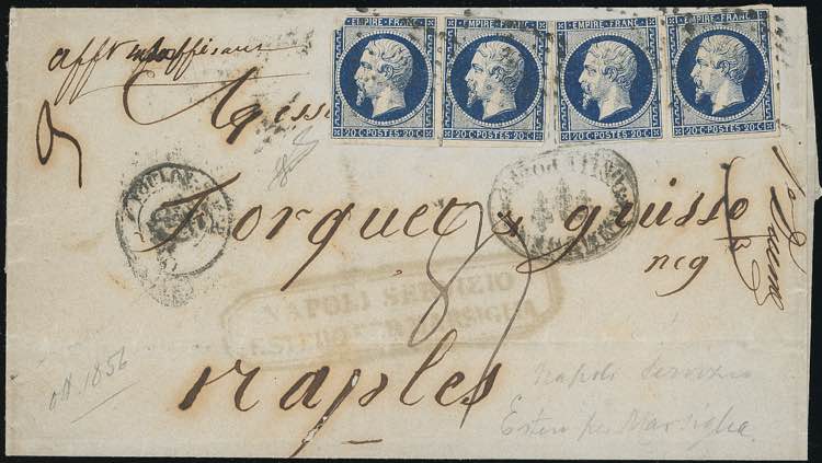 INCOMING MAIL FRANCIA 1856 - 20 ... 