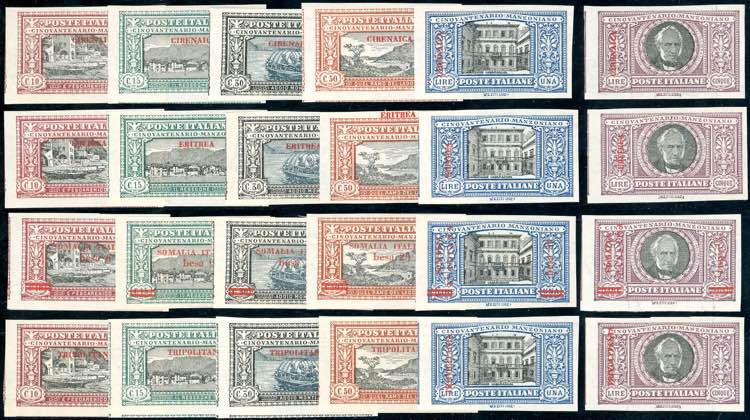 COLONIE ITALIANE 1924 - Manzoni, ... 