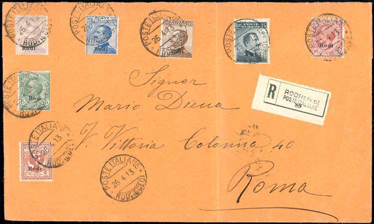 EGEO RODI 1913/1935 - Lotto di ... 