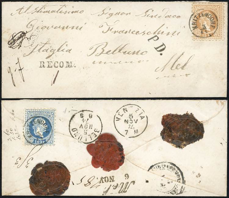 AUSTRIA 1850/1864 - Diciassette ... 