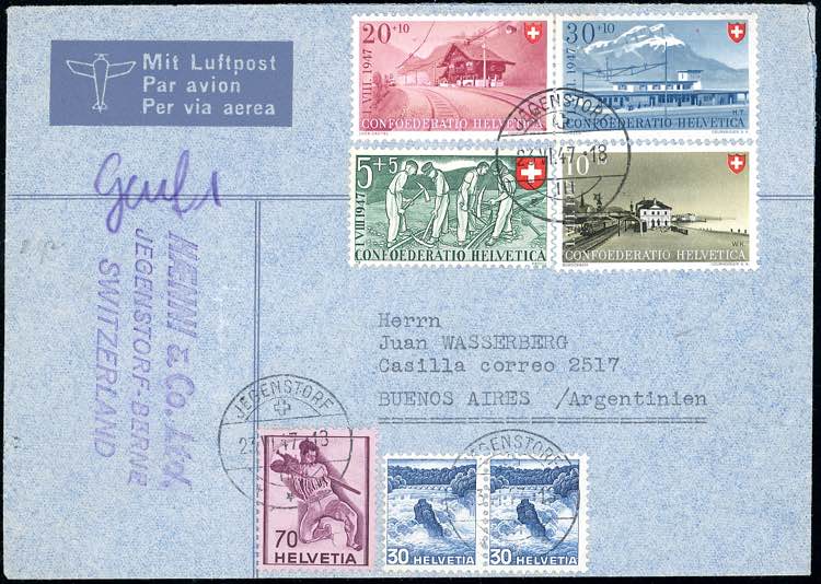 SVIZZERA 1883/1961 - Undici buste, ... 