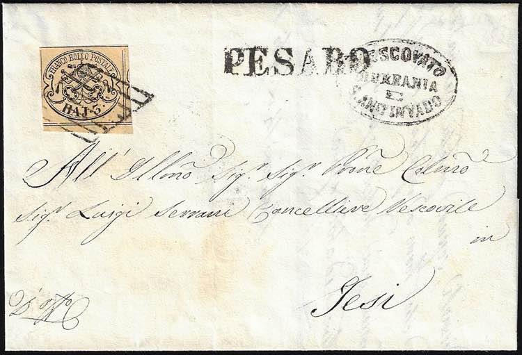 1858 - 3 baj giallo paglia (4d), ... 