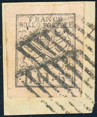 FALSI PER POSTA 1855 - 5 baj rosa, ... 