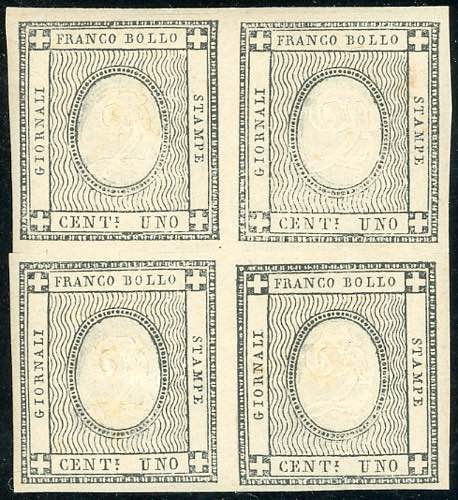 1861 - 1 cent. per stampati , ... 