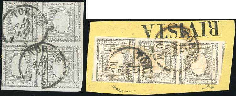 1862 - 2 cent. per stampati (20), ... 