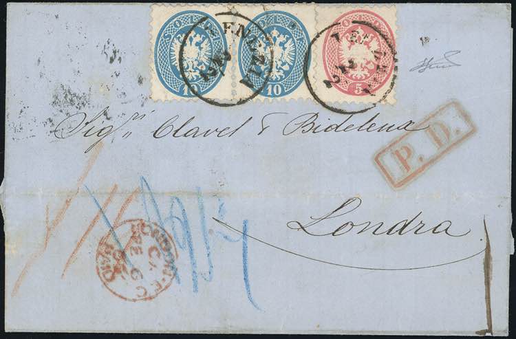 1865 - 5 soldi rosa, 10 soldi ... 