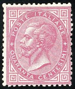 1866 - 40 cent. De La Rue, ... 