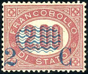 1878 - 2 cent. su 2,00 lire ... 