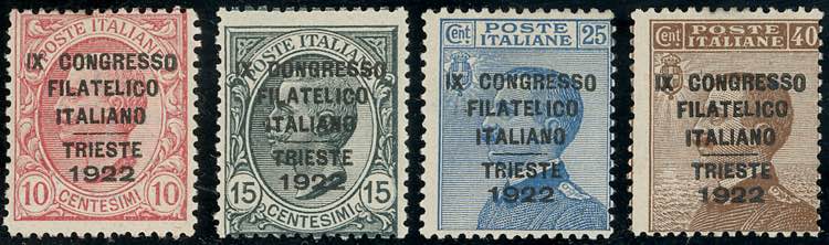1922 - Congresso Filatelico ... 