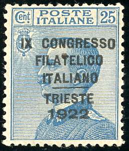 1922 - 25 cent. Congresso ... 