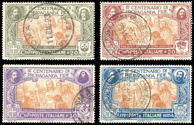 1923 - Propaganda Fide (131/134), ... 