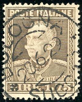 1929 - 1,75 lire, dent. 13 3/4 ... 