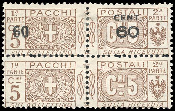 1923 - 60 cent. su 5 cent. bruno, ... 