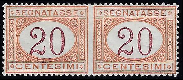 1894 - 20 cent. arancio e ... 