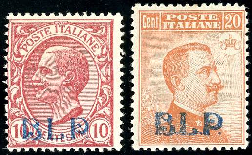 1921 - 10 e 20 cent. soprastampa ... 