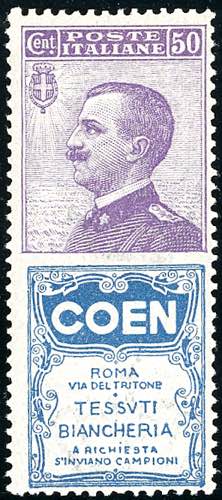 1924 - 50 cent. Coen (10), buona ... 