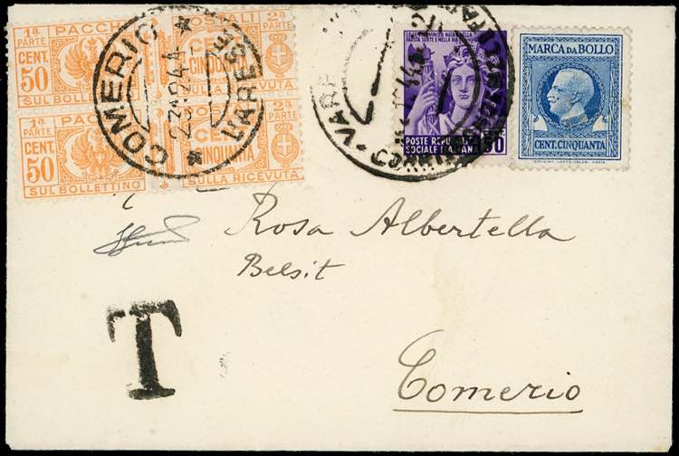 1944 - 50 cent. Monumenti ... 