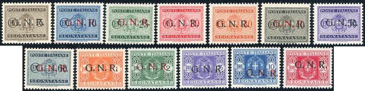 1944 - Soprastampati G.N.R., ... 