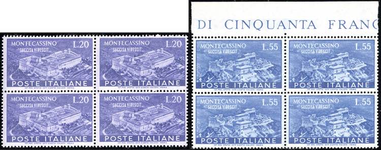 1951 - Montecassino (664/665), ... 