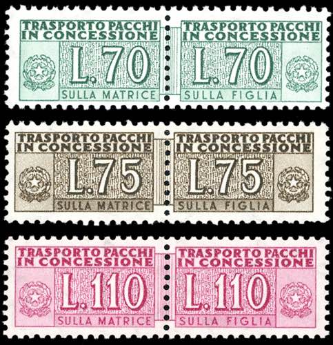 1955/56 - 70 lire, 75 lire e 110 ... 