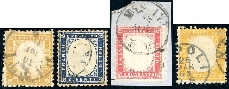 1862 - Dentellati Matraire, serie ... 