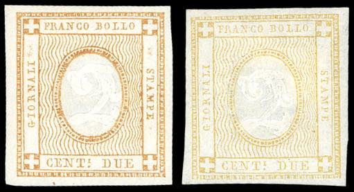 1862 - 2 cent. per stampati, un ... 
