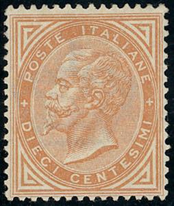 1863 - 10 cent. De La Rue, ... 