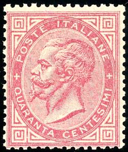 1866 - 40 cent. De La Rue, ... 