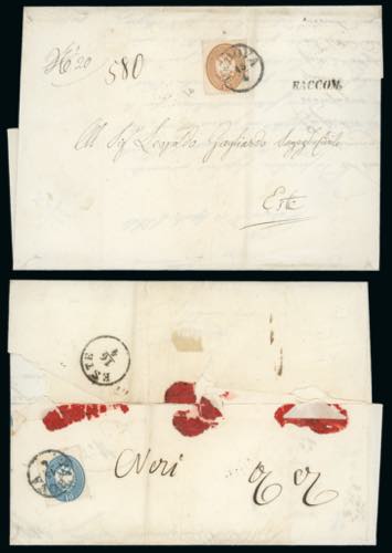 1864 - 15 soldi bruno e, al verso, ... 